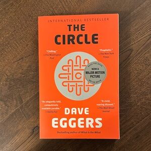 Barnes & Noble Orange 'The Circle' Book by Dave Eggers